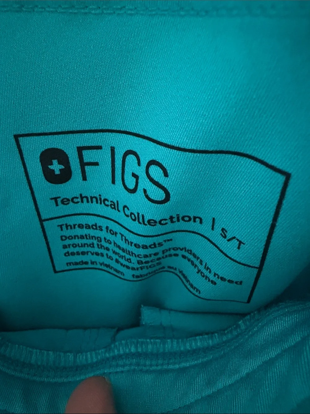 FIGS Kade Teal Scrub Pants - Picture 3 of 3